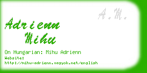 adrienn mihu business card